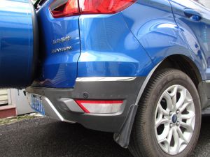 Накладки на задний бампер хромированные для Ford EcoSport 2014- 